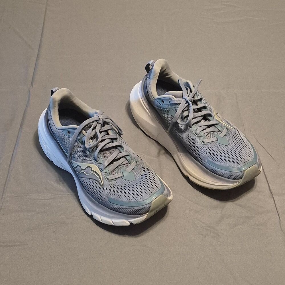 Saucony Guide 17 Women Size 7.5 Gray Iris Violet Rynning Shoe Sneaker S10936-111 - Picture 3 of 6